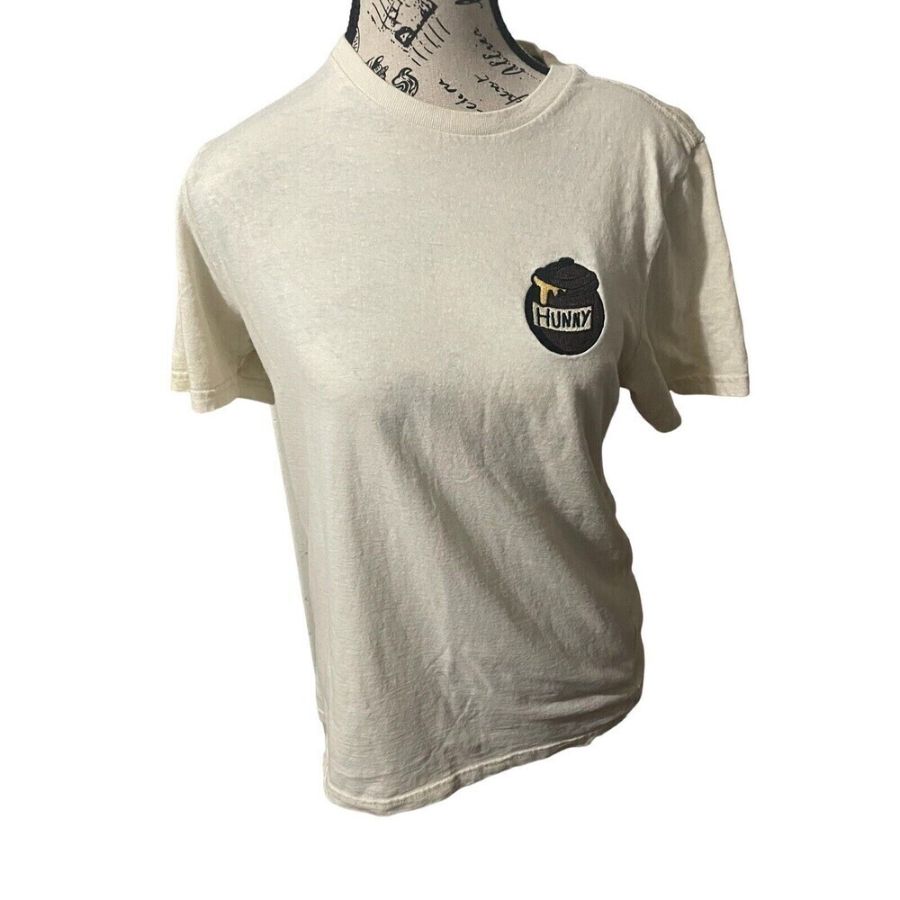 Disney the 100 Acre Wood Winnie the Pooh T-shirt Womens Embroidered Shirt Small